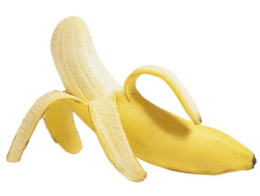 Banana Paritally Peeled